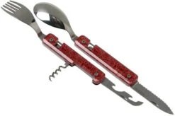 Akinod Multifunctional Cutlery 13H25 Downtown Red, Outdoor Cutlery -Victorinox || Böker || DMT Sales AIA02M00015 02 akinod