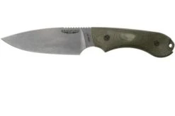 Bradford Guardian 4, 3D OD Green Micarta Guardian 4 CPM 3V, Full Flat Stonewashed 4FH-102-3V
