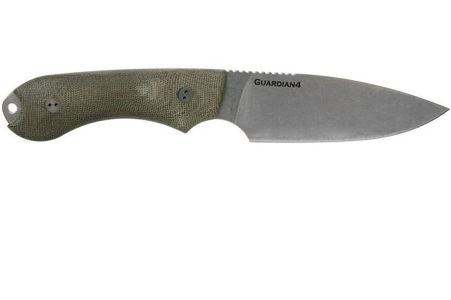 Bradford Guardian 4, 3D OD Green Micarta Guardian 4 CPM 3V, Full Flat Stonewashed 4FH-102-3V 4 Bradford Guardian 4, 3D OD Green Micarta Guardian 4 CPM 3V, Full Flat Stonewashed 4FH-102-3V - Image 2