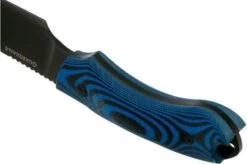 Bradford Guardian 4, 3D Black-Blue G10 Guardian 4 CPM 3V, Full Flat Black DLC 4FH-113B-3V -Victorinox || Böker || DMT Sales BDK 4FH 113B 3V 04 bradford knives