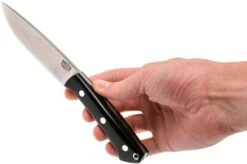 Bark River Fox River CPM 3V, Black Canvas Micarta, No Loop -Victorinox || Böker || DMT Sales BRK01 123BRKC LR 06 bark river brk01 123brkc lr 06