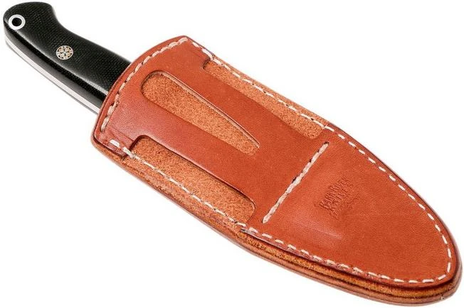 Bark River North Country EDC CPM 154, Black Canvas Micarta, Mosaic Pins 10 Bark River North Country EDC CPM 154, Black Canvas Micarta, Mosaic Pins - Image 8