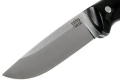 Bark River Guardless Drop Point Hunter CPM 154 Black Canvas Micarta Hunting Knife -Victorinox || Böker || DMT Sales BRK02 142BKRC 03 bark river knives