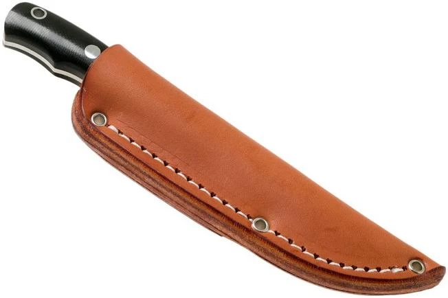 Bark River Lil’ Canadian CPM 3V Black Canvas Micarta Fixed Knife 8 Bark River Lil’ Canadian CPM 3V Black Canvas Micarta Fixed Knife - Image 6