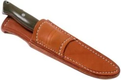 Bark River Gunny Hunter LT CPM 3V Green Canvas Micarta Bushcraft Knife -Victorinox || Böker || DMT Sales BRK07 029GCM 06 bark river knives