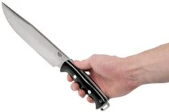 Bark River Bravo Crusader CPM 3V, Black Canvas Micarta -Victorinox || Böker || DMT Sales BRK07 324BKC 06 bark river