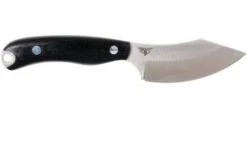 Bark River JX6 Companion A2, Black Canvas Micarta, Brown Sheath -Victorinox || Böker || DMT Sales BRK10 112BRKC 02 bark river brk10 112brkc 02