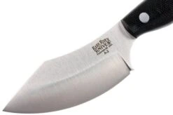 Bark River JX6 Companion A2, Black Canvas Micarta, Brown Sheath -Victorinox || Böker || DMT Sales BRK10 112BRKC 03 bark river brk10 112brkc 03