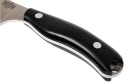 Bark River JX6 Companion A2, Black Canvas Micarta, Brown Sheath -Victorinox || Böker || DMT Sales BRK10 112BRKC 04 bark river brk10 112brkc 04