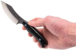 Bark River JX6 Companion A2, Black Canvas Micarta, Brown Sheath -Victorinox || Böker || DMT Sales BRK10 112BRKC 06 bark river brk10 112brkc 06