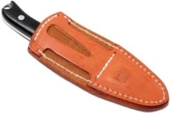 Bark River JX6 Companion A2, Black Canvas Micarta, Brown Sheath -Victorinox || Böker || DMT Sales BRK10 112BRKC 08 bark river brk10 112brkc 08