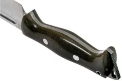 Bark River Bravo Tope Recon CPM 3V Green Canvas Micarta Rampless Survival Knife -Victorinox || Böker || DMT Sales BRK10 221GCMR 04 bark river knives