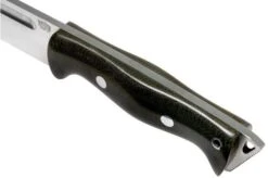 Bark River Bravo Tope Recon CPM 3V Green Canvas Micarta Rampless Survival Knife -Victorinox || Böker || DMT Sales BRK10 221GCMR 05 bark river knives