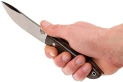 Bark River Kalahari Hunter A2, Green Canvas Micarta, Brown Sheath -Victorinox || Böker || DMT Sales BRK12 112GNC 06 bark river brk12 112gnc 06