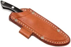 Bark River Kalahari Bushman A2, Black Canvas Micarta, Brown Sheath -Victorinox || Böker || DMT Sales BRK12 116BRKC 07 bark river brk12 116brkc 07