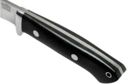 Bark River Wilderness 5 CPM Cru-Wear, Black Canvas Micarta -Victorinox || Böker || DMT Sales BRK12 223BM 05 bark river knives