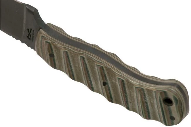 Case Winkler Skinner 43171 Kevin Holland, Sculpted Multi-Camo G10, Leather Sheath Hunting Knife 6 Case Winkler Skinner 43171 Kevin Holland, Sculpted Multi-Camo G10, Leather Sheath Hunting Knife - Image 4