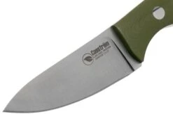 Casström Safari Olive G10 Hunting Knife 10607 Leather Sheath, Alan Wood Design -Victorinox || Böker || DMT Sales CM10607 03 casstrom