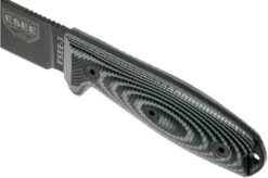 ESEE Model 3 Black Blade 3D Grey-Black G10 Survival Knife 3PMB-002 Black Sheath + Belt Clip -Victorinox || Böker || DMT Sales EE 3PMB 002 05 esee knives