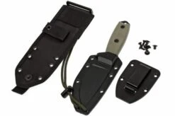 ESEE Model 3 Survival Knife 3MIL-P-B Black Sheath + Belt Clip And MOLLE-back -Victorinox || Böker || DMT Sales EE ESEE 3MIL P B 07 esee knives model 3 ee esee 3mil p b d7