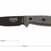 ESEE Model 3 Black Blade, Grey Handle 3P-MB-B With Sheath + Clip And MOLLE-back -Victorinox || Böker || DMT Sales EE ESEE 3P MB B 01 esee knives model 3 ee esee 3p mb b d1