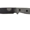 ESEE Model 4 Black Blade, Grey Handle 4P-MB With Coyote Sheath + Clip And MOLLE-back -Victorinox || Böker || DMT Sales EE ESEE 4P MB 01 esee knives ee esee 4p mb 01