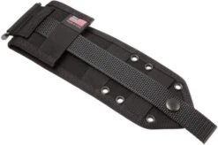 ESEE Model 4 Black Blade, Grey Handle 4P-MB With Coyote Sheath + Clip And MOLLE-back -Victorinox || Böker || DMT Sales EE ESEE 4P MB 08 esee knives ee esee 4p mb 08