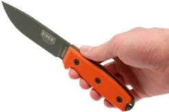 ESEE Model 4 OD Blade, Orange Handle 4P-OD With Sheath + Clip -Victorinox || Böker || DMT Sales EE ESEE 4P OD 06 esee knives ee esee 4p od 06