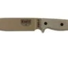 ESEE Model 6 Desert Tan Blade 6P-DE Survival Knife With Black Sheath + Belt Clip -Victorinox || Böker || DMT Sales EE ESEE 6P DE 01 esee knives ee esee 6p de 01
