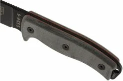 ESEE Model 6 Black Blade, Grey Handle 6P-KO Survival Knife Without Sheath -Victorinox || Böker || DMT Sales EE ESEE 6P KO 04 esee knives model 6 ee esee 6p ko d4