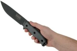 ESEE Model 6 Tactical Gunsmoke, Grey Handle 6P-TG With Black Sheath + Belt Clip -Victorinox || Böker || DMT Sales EE ESEE 6P TG 06 esee knives