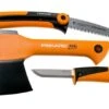 Fiskars X5 Camping Set With Axe, Saw And Knife -Victorinox || Böker || DMT Sales F1057912 01 fiskars