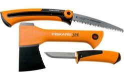 Fiskars X5 Camping Set With Axe, Saw And Knife