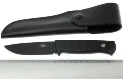 Fallkniven F1, VG 10, Black, Leather Sheath -Victorinox || Böker || DMT Sales FKF1BL 06 fallkkniven f1 fkf1bl d6