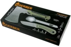 Gerber Pack Hatchet, Spine Fixed Knife & Devour Spork Box EFS -Victorinox || Böker || DMT Sales GE1052480 04 gerber