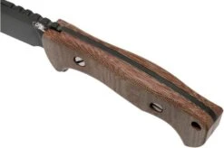 Rick Hinderer Ranch Harpoon Spanto Black DLC Natural Micarta Survival Knife -Victorinox || Böker || DMT Sales HRK TRH SPSWBK NM 05 rick hinderer knives