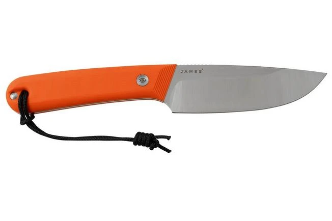 The James Brand The Hell Gap, Stainless + Orange G10 N107195-00 Fixed Knife 4 The James Brand The Hell Gap, Stainless + Orange G10 N107195-00 Fixed Knife - Image 2