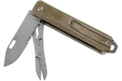 The James Brand Ellis Scissors, Stainless, OD Green, Micarta Pocket Knife -Victorinox || Böker || DMT Sales JAKN119127 01 02 the james brand
