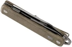 The James Brand Ellis Scissors, Stainless, OD Green, Micarta Pocket Knife -Victorinox || Böker || DMT Sales JAKN119127 01 04 the james brand