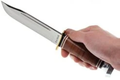 KA-BAR Marine Hunter 1235 Leather Handle, Leather Sheath -Victorinox || Böker || DMT Sales KA1235 05 ka bar ka1235 05