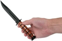 KA-BAR Short USMC Knife 1250, Leather Sheath -Victorinox || Böker || DMT Sales KA1250 06 ka bar