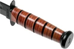 KA-BAR Single Mark 1320 Plain Edge, Leather, Leather Sheath -Victorinox || Böker || DMT Sales KA1320 05 ka bar