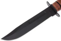 KA-BAR USMC 5017 Plain Edge, Leather, Plastic Sheath -Victorinox || Böker || DMT Sales KA5017 02 ka bar