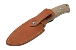 LionSteel M3 M3-CVN Natural Canvas Micarta Fixed Knife -Victorinox || Böker || DMT Sales LI M3 CVN 07 lionsteel