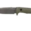 LionSteel T5B-CVG Green Canvas Micarta Black Fixed Knife -Victorinox || Böker || DMT Sales LI T5B CVG 01 lionsteel