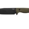 Lionsteel T6 Old Black, Green Canvas Micarta T6B-CVG Fixed Knife -Victorinox || Böker || DMT Sales LI T6B CVG 01 lionsteel