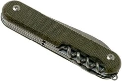 MKM Malga 6 Green Canvas Micarta MP06-GC Pocket Knife -Victorinox || Böker || DMT Sales MMK MP06 GC 04 mkm knives