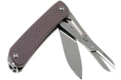 Ruike S22-N Brown Keychain Pocket Knife -Victorinox || Böker || DMT Sales RUS22 N 02 ruike knives