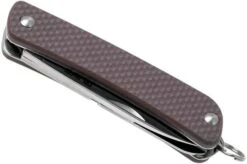 Ruike S22-N Brown Keychain Pocket Knife -Victorinox || Böker || DMT Sales RUS22 N 04 ruike knives