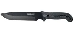 Schrade Frontier 7" Fixed Blade SCHF52M Micarta, 1095 Carbon Steel, Fixed Knife With Sharpening Stone & Firesteel